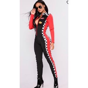 Burning Rubber - Racecar Halloween Costume